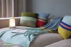 Knitted Cotton Cushions & Blankets