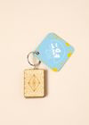 Custard Cream Keyring