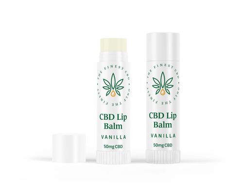 CBD Lip Balm in Lip Stick container