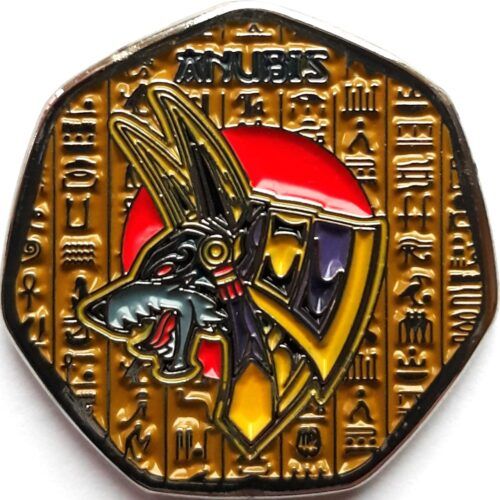 ANUBIS – Egyptian Gods 2022 50p Shaped Coin