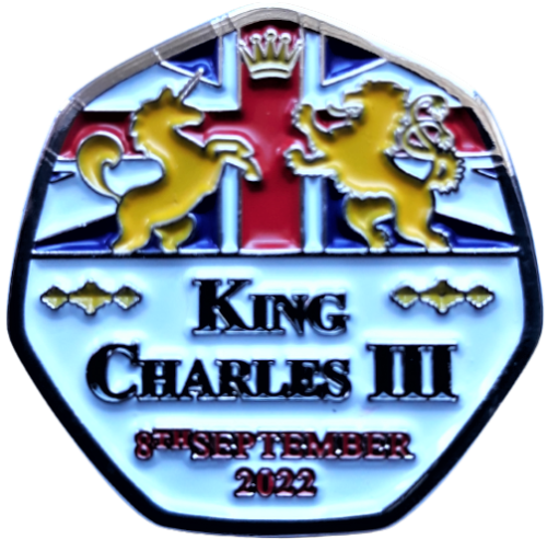 King Charles III 2022 50p Shaped Coin 8th September *IN STOCK*