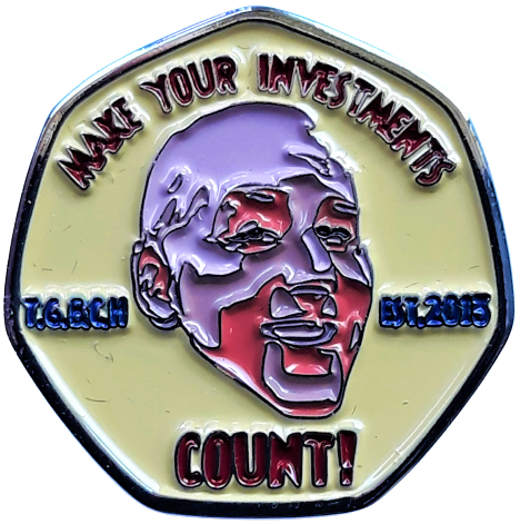 Ian’s Investments 2022 50p Shaped Coin