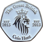 Happy Easter Bunny 2022 50p Shaped Coin