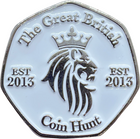 New Year 2021 – 2022 Blue 50p Shaped Coin