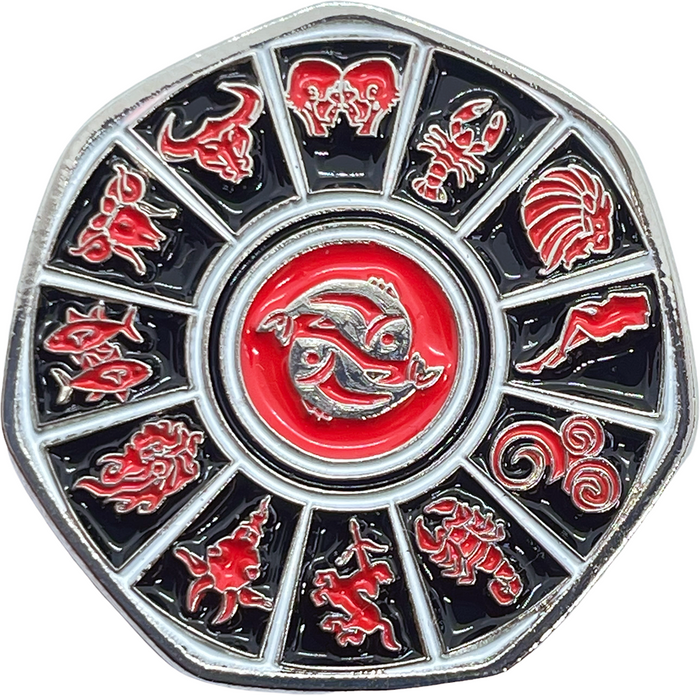 Pisces 2022 – Zodiac Series 50p Shaped Coin