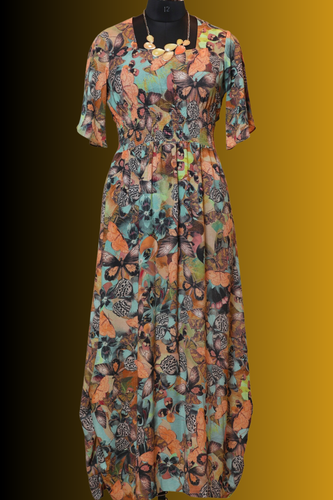 'AAJ04'- Women's Dress Butterfly