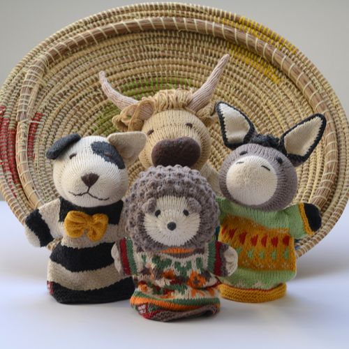 Organic Cotton Hand Puppets