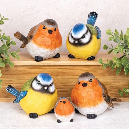 Carved Look Birds
