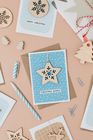 Frosted Star Christmas Card