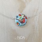 Ceramic Robin Necklace