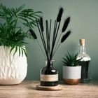 CAHM Luxury Reed Diffuser - Thyme, Olive & Bergamot - Black Glass