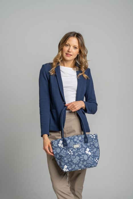 Autumn Blues Oilcloth