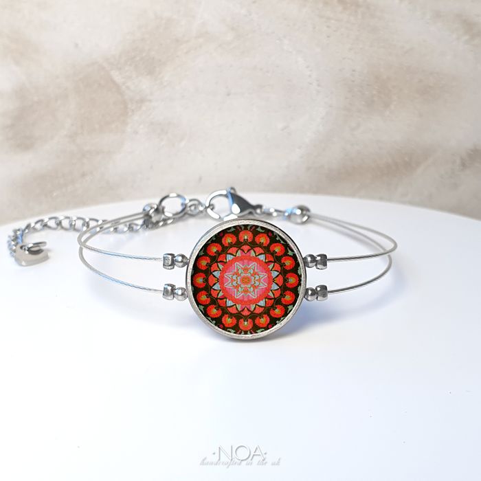 Aluminium and Ceramic Bracelet