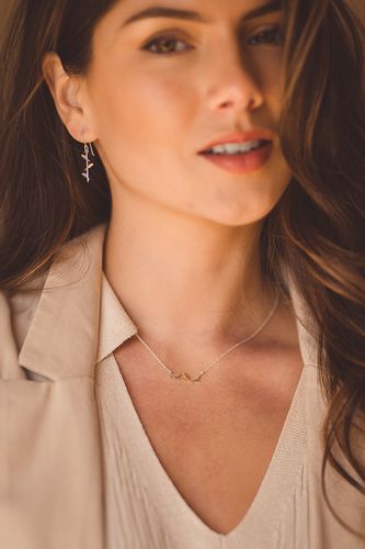 Sterling Silver Bird On A Wire Necklace