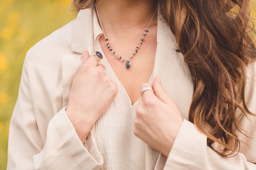 Sophie Labradorite Stone Necklace