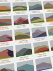 214 Wainwrights - Lake District Geometric Print