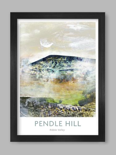 Pendle Hill Poster print