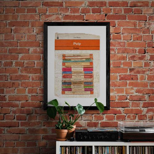 Pulp Fiction Music Poster