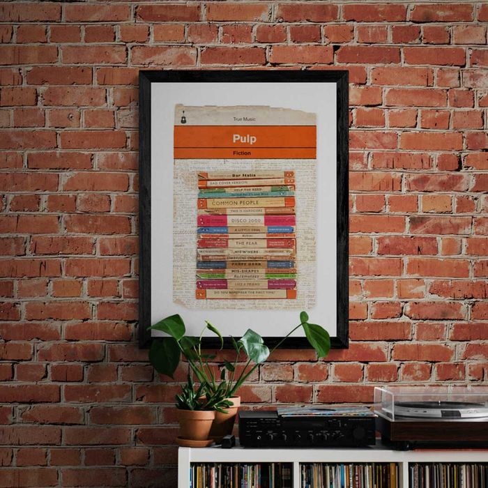 Pulp Fiction Music Poster