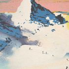 Zermatt - Skiing Poster