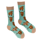 Highland Cow Socks - Och Aye the Moo