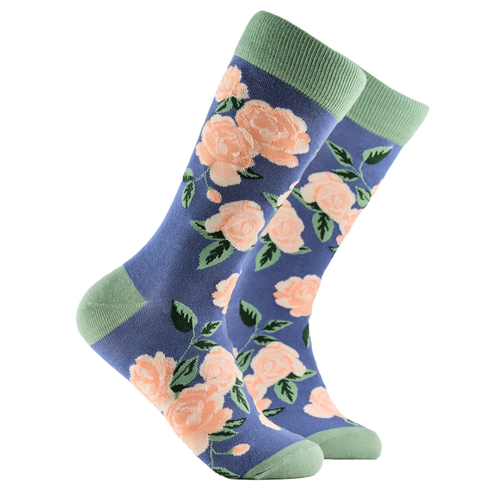 Roses Floral Bamboo Socks