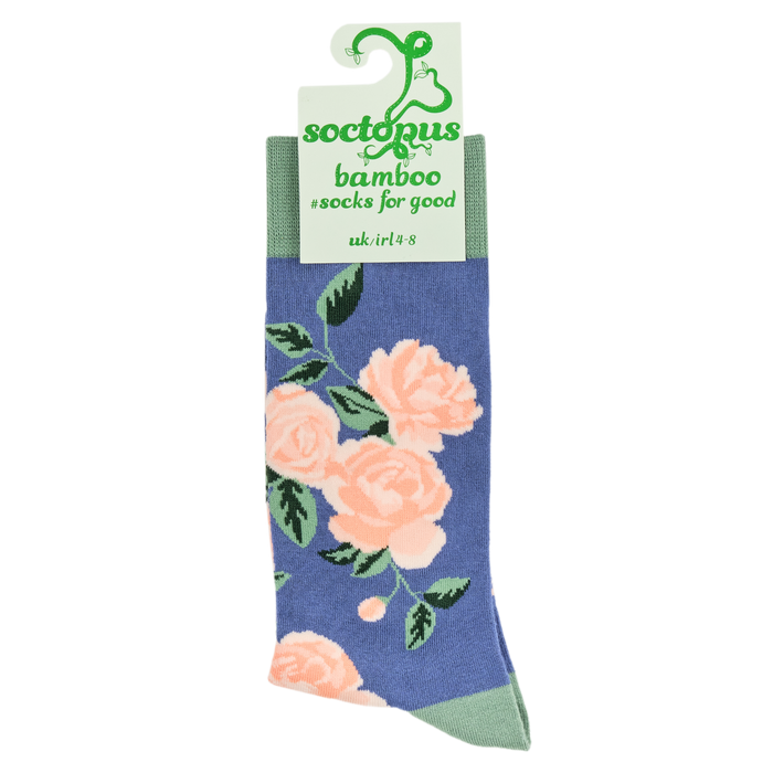 Roses Floral Bamboo Socks