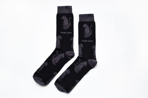 Black Panther Socks | Bamboo Socks | Black Socks