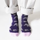 Elephant Socks | Bamboo Socks | Purple Socks