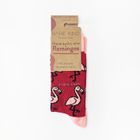 Flamingo Socks | Bamboo Socks | Red Socks | Africa Socks