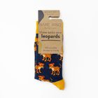 Leopard Socks | Bamboo Socks | Navy Socks | African Socks