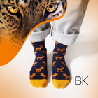 Leopard Socks | Bamboo Socks | Navy Socks | African Socks