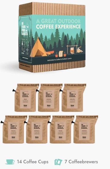 Outdoor coffee gift box