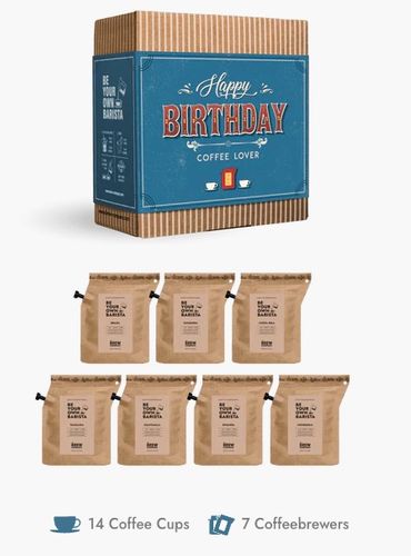 Happy Birthday coffee gift box