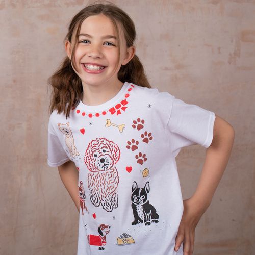 Doodle Dog and Friends T-shirt Painting Craft Kit