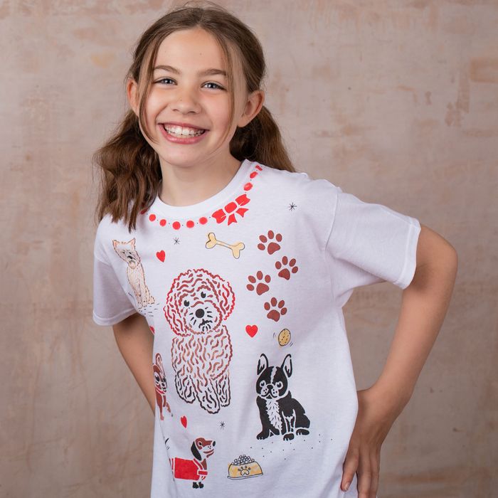 Doodle Dog and Friends T-shirt Painting Craft Kit