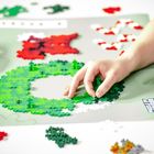 Plus-Plus Puzzle by Number Christmas Wreath