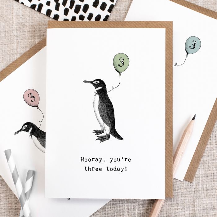 `Vintage Animals' 🎈Birthday Card Range