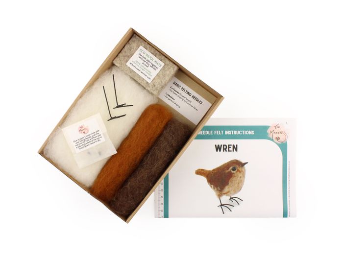 Wren Small Needle Felt Kit