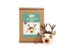 Curly Reindeer Bauble Small Needle Felt Kit