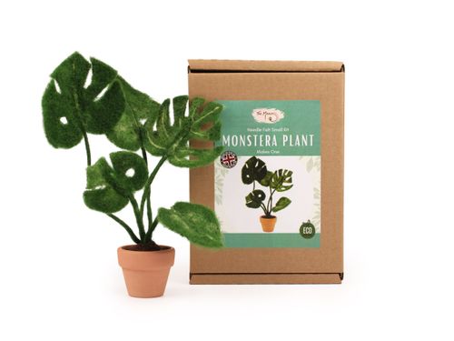 Monstera Plant Small Needle Felt Kit