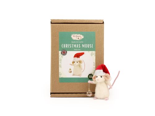 Christmas Mouse Small Needle Felt Kit