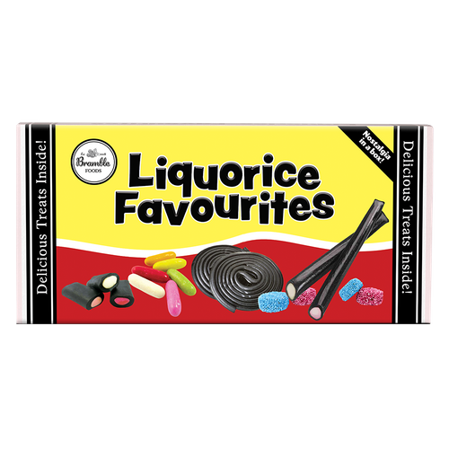 Bramble liquorice favourites selection box