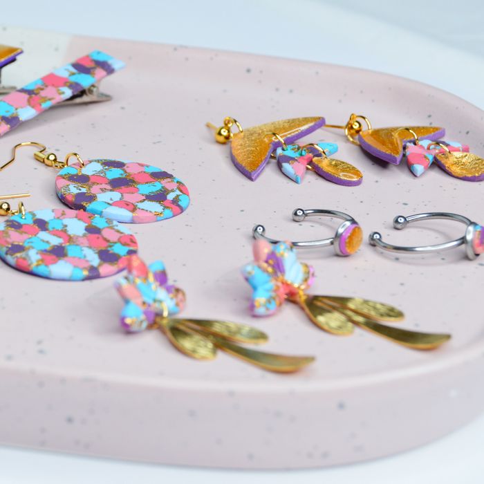 Lila Polymer Clay Jewellery and Accessories Range