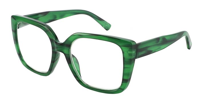 Reading Glasses 'Deirdre' Green Marble