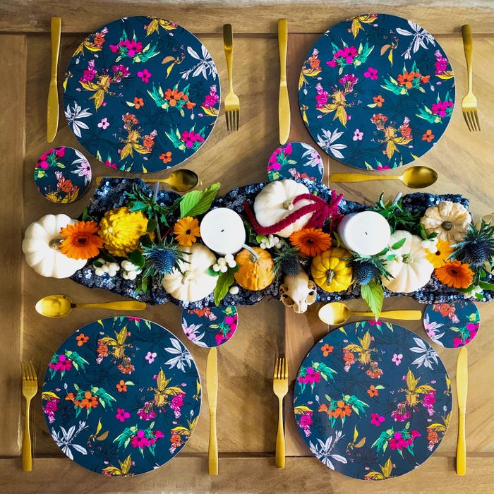 Large Round Melamine Placemat