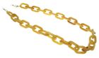 Glasses Chain ' Chunky Oval' Honey Tortoiseshell
