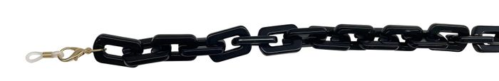 Glasses Chain 'Chunky Rectangular' Black