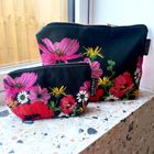 Organic Cotton Makeup and Cosmetic Bags