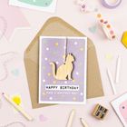 Cat Birthday Card